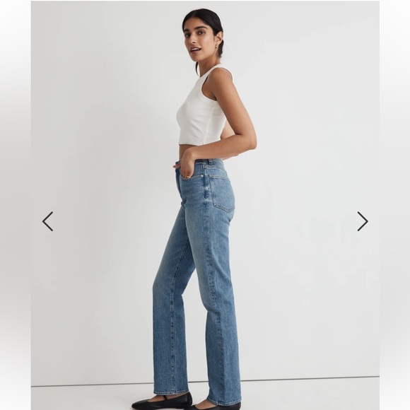 Madewell 90’s Straight Jeans Enmore Wash- Excellent Used Condition - Picture 2 of 6